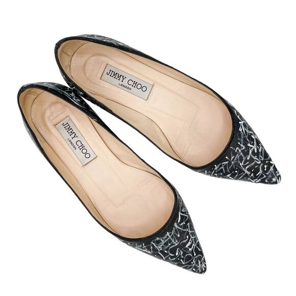Hand Painted Jimmy Choo Flats (EU 36.5 US 6.5) - Picture 12 of 12